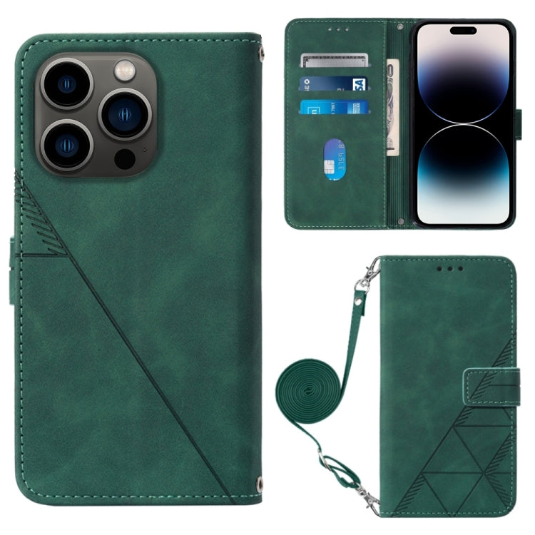 Custodia per cellulare in pelle con flip in rilievo 3D a tracolla, For iPhone 14, For iPhone 14 Plus, For iPhone 14 Pro, For iPhone 14 Pro Max