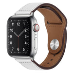 Cinturino per orologio con fibbia in pelle PU per Apple Watch Series, 7 45mm / 6&SE&5&4 44mm / 3&2&1 42mm