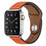 Cinturino per orologio con fibbia in pelle PU per Apple Watch Series, 7 45mm / 6&SE&5&4 44mm / 3&2&1 42mm