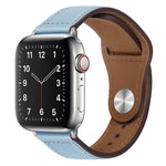 Cinturino per orologio con fibbia in pelle PU per Apple Watch Series, 7 45mm / 6&SE&5&4 44mm / 3&2&1 42mm