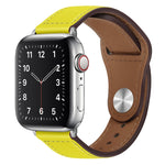 Cinturino per orologio con fibbia in pelle PU per Apple Watch Series, 7 45mm / 6&SE&5&4 44mm / 3&2&1 42mm