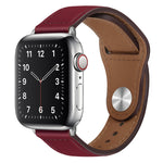 Cinturino per orologio con fibbia in pelle PU per Apple Watch Series, 7 45mm / 6&SE&5&4 44mm / 3&2&1 42mm