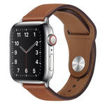 Cinturino per orologio con fibbia in pelle PU per Apple Watch Series, 7 45mm / 6&SE&5&4 44mm / 3&2&1 42mm
