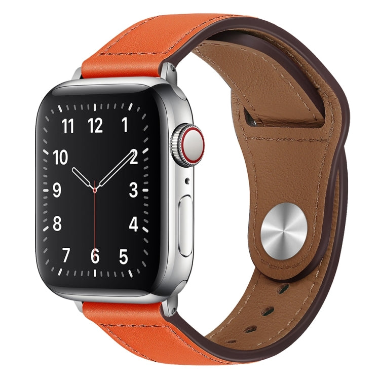 Cinturino per orologio con fibbia in pelle PU per Apple Watch Series, 7 41mm / 6&SE&5&4 40mm / 3&2&1 38mm