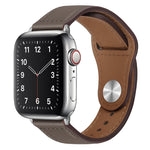 Cinturino per orologio con fibbia in pelle PU per Apple Watch Series, 7 41mm / 6&SE&5&4 40mm / 3&2&1 38mm