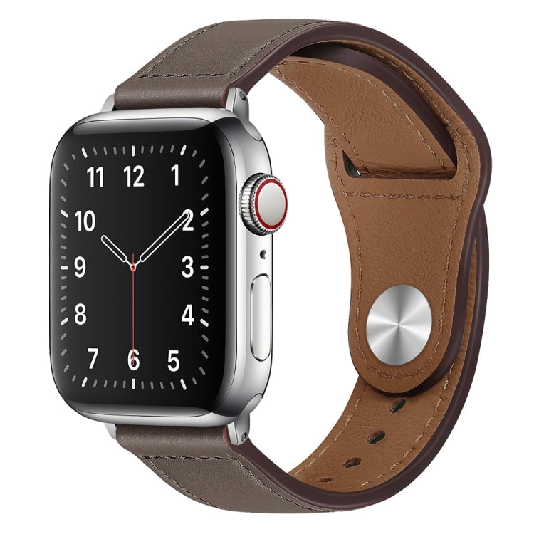 Cinturino per orologio con fibbia in pelle PU per Apple Watch Series, 7 41mm / 6&SE&5&4 40mm / 3&2&1 38mm