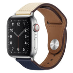 Cinturino per orologio con fibbia in pelle PU per Apple Watch Series, 7 41mm / 6&SE&5&4 40mm / 3&2&1 38mm
