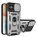 Design della fotocamera scorrevole Custodia per telefono in TPU + PC, For Honor X8, For Honor X9 5G/X9 4G, For OPPO A77/A57