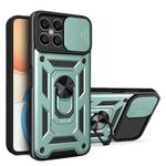 Design della fotocamera scorrevole Custodia per telefono in TPU + PC, For Honor X8, For Honor X9 5G/X9 4G, For OPPO A77/A57