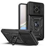 Design della fotocamera scorrevole Custodia per telefono in TPU + PC, For Honor X8, For Honor X9 5G/X9 4G, For OPPO A77/A57