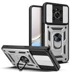 Design della fotocamera scorrevole Custodia per telefono in TPU + PC, For Honor X8, For Honor X9 5G/X9 4G, For OPPO A77/A57