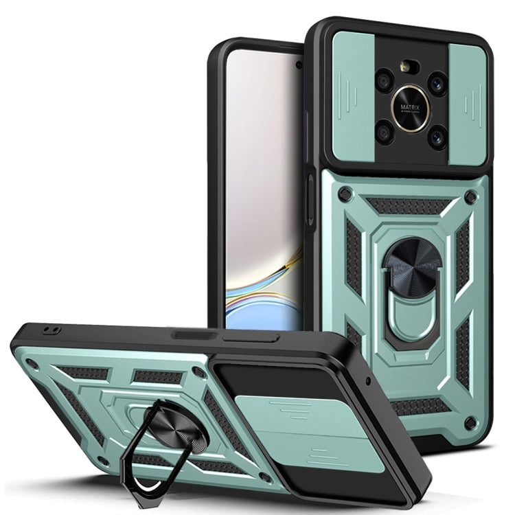 Design della fotocamera scorrevole Custodia per telefono in TPU + PC, For Honor X8, For Honor X9 5G/X9 4G, For OPPO A77/A57