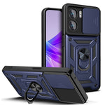Design della fotocamera scorrevole Custodia per telefono in TPU + PC, For Honor X8, For Honor X9 5G/X9 4G, For OPPO A77/A57