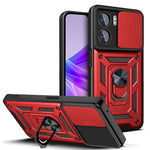 Design della fotocamera scorrevole Custodia per telefono in TPU + PC, For Honor X8, For Honor X9 5G/X9 4G, For OPPO A77/A57