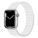Cinturino in silicone con magnete per Apple Watch Series, 7 45mm / 6&SE&5&4 44mm / 3&2&1 42mm