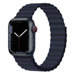 Cinturino in silicone con magnete per Apple Watch Series, 7 45mm / 6&SE&5&4 44mm / 3&2&1 42mm