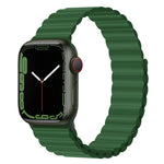 Cinturino in silicone con magnete per Apple Watch Series, 7 45mm / 6&SE&5&4 44mm / 3&2&1 42mm