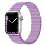 Cinturino in silicone con magnete per Apple Watch Series, 7 45mm / 6&SE&5&4 44mm / 3&2&1 42mm