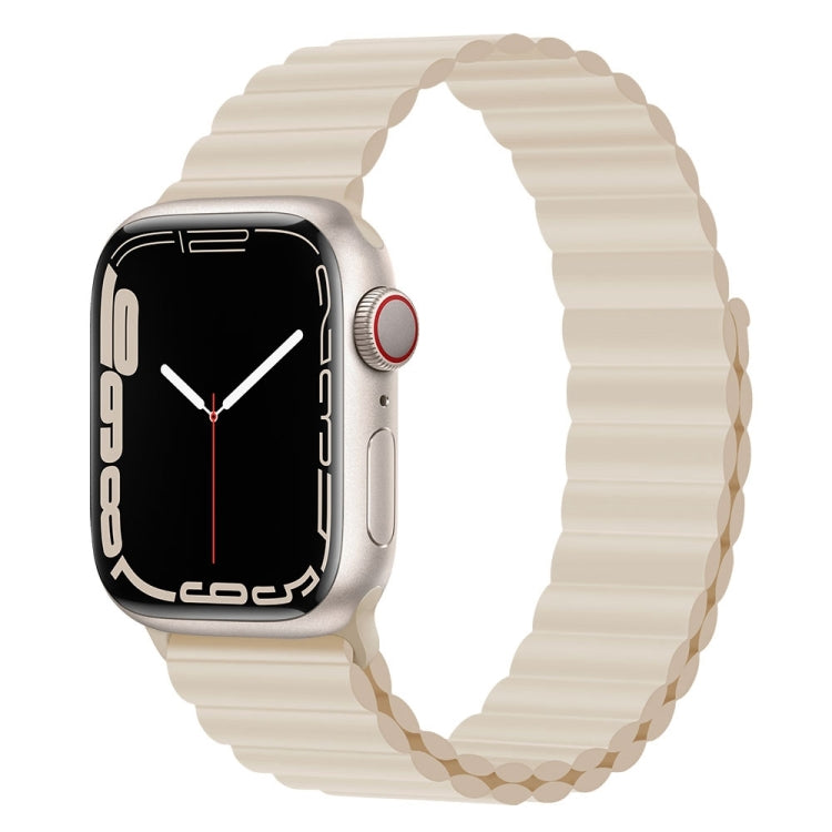 Cinturino in silicone con magnete per Apple Watch Series, 7 41mm / 6&SE&5&4 40mm / 3&2&1 38mm
