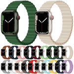 Cinturino in silicone con magnete per Apple Watch Series, 7 41mm / 6&SE&5&4 40mm / 3&2&1 38mm