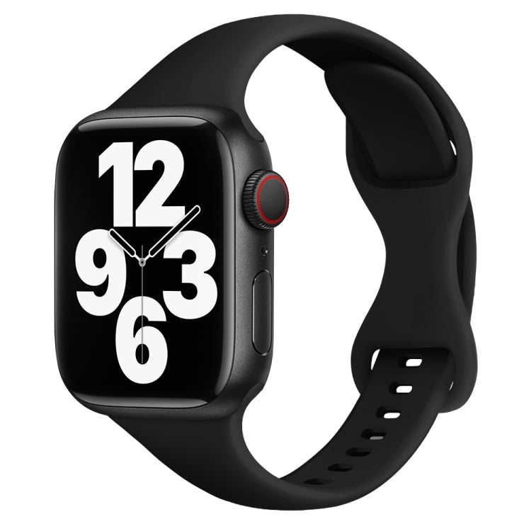 Cinturino per orologio con fibbia a farfalla a vita piccola per Apple Watch Series, 7 45mm / 6&SE&5&4 44mm / 3&2&1 42mm, 7 41mm / 6&SE&5&4 40mm / 3&2&1 38mm
