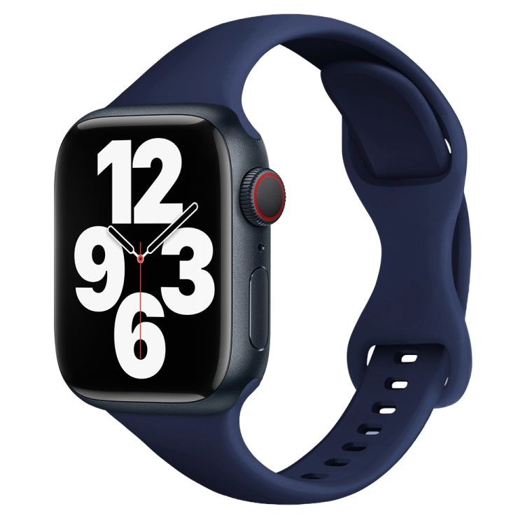 Cinturino per orologio con fibbia a farfalla a vita piccola per Apple Watch Series, 7 45mm / 6&SE&5&4 44mm / 3&2&1 42mm, 7 41mm / 6&SE&5&4 40mm / 3&2&1 38mm