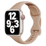 Cinturino per orologio con fibbia a farfalla a vita piccola per Apple Watch Series, 7 45mm / 6&SE&5&4 44mm / 3&2&1 42mm, 7 41mm / 6&SE&5&4 40mm / 3&2&1 38mm