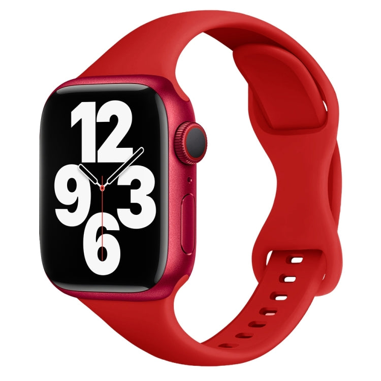 Cinturino per orologio con fibbia a farfalla a vita piccola per Apple Watch Series, 7 45mm / 6&SE&5&4 44mm / 3&2&1 42mm, 7 41mm / 6&SE&5&4 40mm / 3&2&1 38mm
