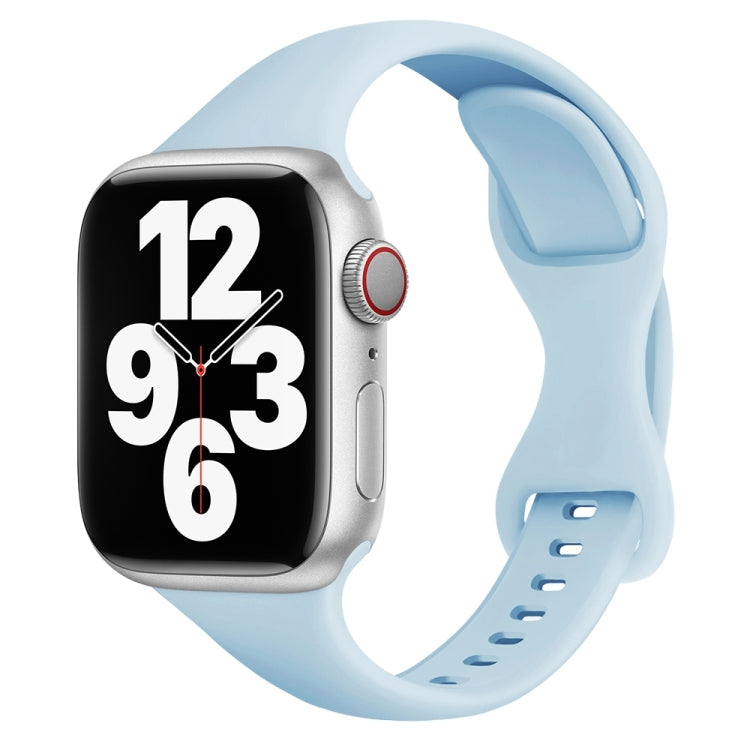 Cinturino per orologio con fibbia a farfalla a vita piccola per Apple Watch Series, 7 45mm / 6&SE&5&4 44mm / 3&2&1 42mm, 7 41mm / 6&SE&5&4 40mm / 3&2&1 38mm