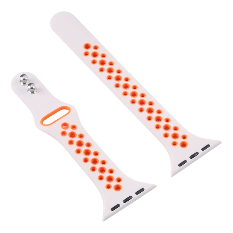 Cinturino per orologio a vita piccola con doppio chiodo per Apple Watch Series, 7 45mm / 6&SE&5&4 44mm / 3&2&1 42mm, 7 41mm / 6&SE&5&4 40mm / 3&2&1 38mm