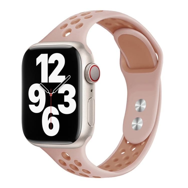 Cinturino per orologio a vita piccola con doppio chiodo per Apple Watch Series, 7 45mm / 6&SE&5&4 44mm / 3&2&1 42mm, 7 41mm / 6&SE&5&4 40mm / 3&2&1 38mm