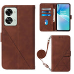 Custodia per cellulare in pelle con flip in rilievo 3D a tracolla, For OPPO Reno8, For OPPO Reno8 Pro, For OPPO Reno8 Pro+, For OnePlus Nord 2T
