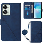 Custodia per cellulare in pelle con flip in rilievo 3D a tracolla, For OPPO Reno8, For OPPO Reno8 Pro, For OPPO Reno8 Pro+, For OnePlus Nord 2T