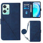 Custodia per cellulare in pelle con flip in rilievo 3D a tracolla, For OnePlus Nord CE 2 Lite 5G, For OnePlus Ace 5G, For Xiaomi 12 Lite, For Motorola Moto G42