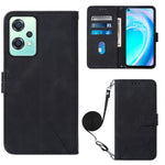 Custodia per cellulare in pelle con flip in rilievo 3D a tracolla, For OnePlus Nord CE 2 Lite 5G, For OnePlus Ace 5G, For Xiaomi 12 Lite, For Motorola Moto G42