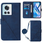 Custodia per cellulare in pelle con flip in rilievo 3D a tracolla, For OnePlus Nord CE 2 Lite 5G, For OnePlus Ace 5G, For Xiaomi 12 Lite, For Motorola Moto G42