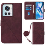 Custodia per cellulare in pelle con flip in rilievo 3D a tracolla, For OnePlus Nord CE 2 Lite 5G, For OnePlus Ace 5G, For Xiaomi 12 Lite, For Motorola Moto G42