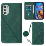Custodia per cellulare in pelle con flip in rilievo 3D a tracolla, For Xiaomi Redmi Note 11T Pro, For Motorola Moto G52j 5G, For Xiaomi Poco M4 5G, For Motorola Moto E32