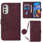 Custodia per cellulare in pelle con flip in rilievo 3D a tracolla, For Xiaomi Redmi Note 11T Pro, For Motorola Moto G52j 5G, For Xiaomi Poco M4 5G, For Motorola Moto E32