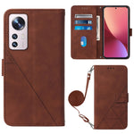 Custodia per cellulare in pelle con flip in rilievo 3D a tracolla, For OnePlus Nord CE 2 Lite 5G, For OnePlus Ace 5G, For Xiaomi 12 Lite, For Motorola Moto G42
