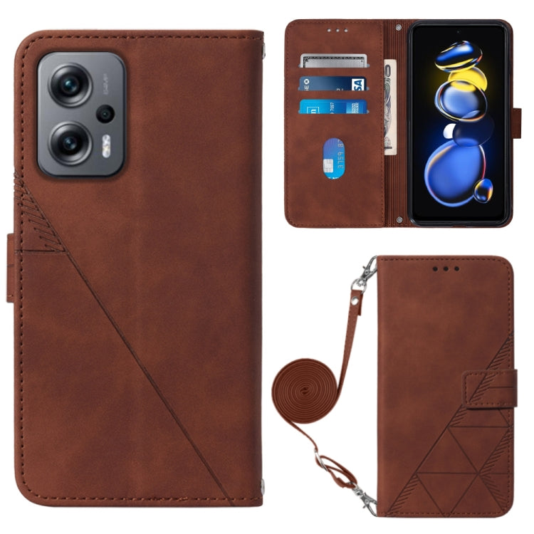 Custodia per cellulare in pelle con flip in rilievo 3D a tracolla, For Xiaomi Redmi Note 11T Pro, For Motorola Moto G52j 5G, For Xiaomi Poco M4 5G, For Motorola Moto E32