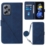 Custodia per cellulare in pelle con flip in rilievo 3D a tracolla, For Xiaomi Redmi Note 11T Pro, For Motorola Moto G52j 5G, For Xiaomi Poco M4 5G, For Motorola Moto E32