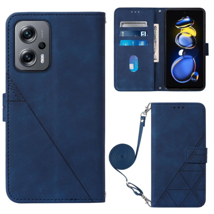 Custodia per cellulare in pelle con flip in rilievo 3D a tracolla, For Xiaomi Redmi Note 11T Pro, For Motorola Moto G52j 5G, For Xiaomi Poco M4 5G, For Motorola Moto E32