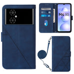 Custodia per cellulare in pelle con flip in rilievo 3D a tracolla, For Xiaomi Redmi Note 11T Pro, For Motorola Moto G52j 5G, For Xiaomi Poco M4 5G, For Motorola Moto E32
