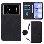 Custodia per cellulare in pelle con flip in rilievo 3D a tracolla, For Xiaomi Redmi Note 11T Pro, For Motorola Moto G52j 5G, For Xiaomi Poco M4 5G, For Motorola Moto E32