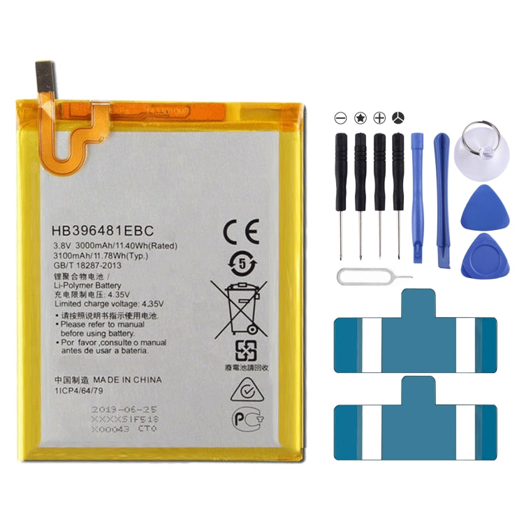 Sostituzione della batteria ai polimeri di litio, HB3742A0EBC, HB496183ECW, HB396481ECW, HB555591EEW, HB3543B4EBW, HB396693ECW, HB426389EEW, HB476589ECW, HB596074EEW, HB536378EEW, HB526488EEW