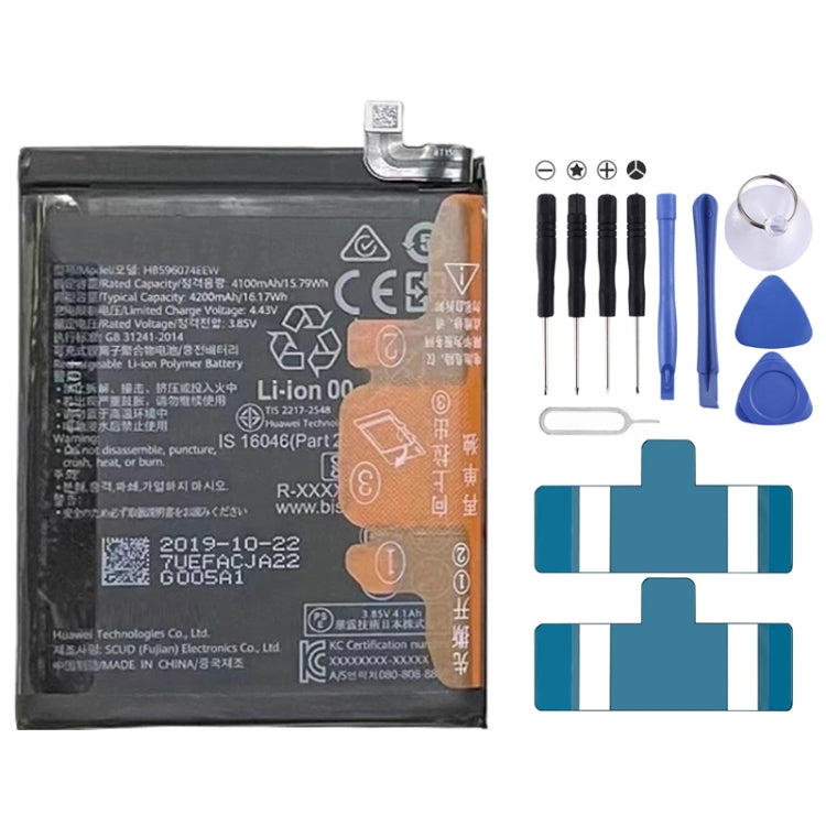 Sostituzione della batteria ai polimeri di litio, HB3742A0EBC, HB496183ECW, HB396481ECW, HB555591EEW, HB3543B4EBW, HB396693ECW, HB426389EEW, HB476589ECW, HB596074EEW, HB536378EEW, HB526488EEW