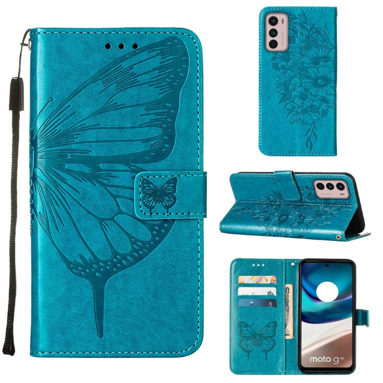 Custodia per telefono in pelle con vibrazione a farfalla goffrata, For Motorola Moto G42, For Motorola Moto G52j 5G, For OPPO K10 Pro 5G