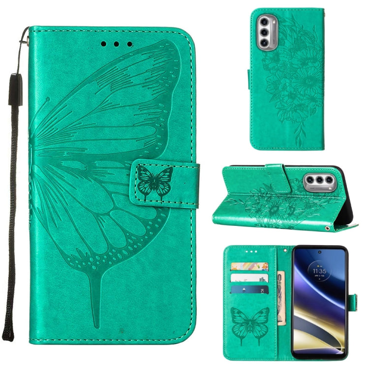 Custodia per telefono in pelle con vibrazione a farfalla goffrata, For Motorola Moto G42, For Motorola Moto G52j 5G, For OPPO K10 Pro 5G