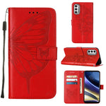 Custodia per telefono in pelle con vibrazione a farfalla goffrata, For Motorola Moto G42, For Motorola Moto G52j 5G, For OPPO K10 Pro 5G